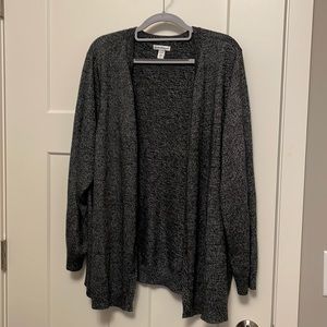Black marked cardigan